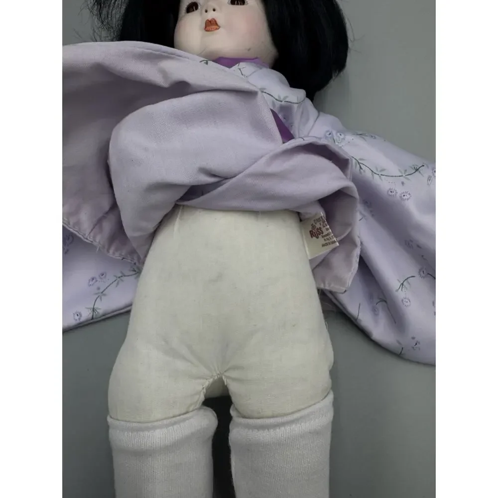 Vintage Russ Classics Kiyoko Japanese Porcelain Doll No Shoes READ DETAILS